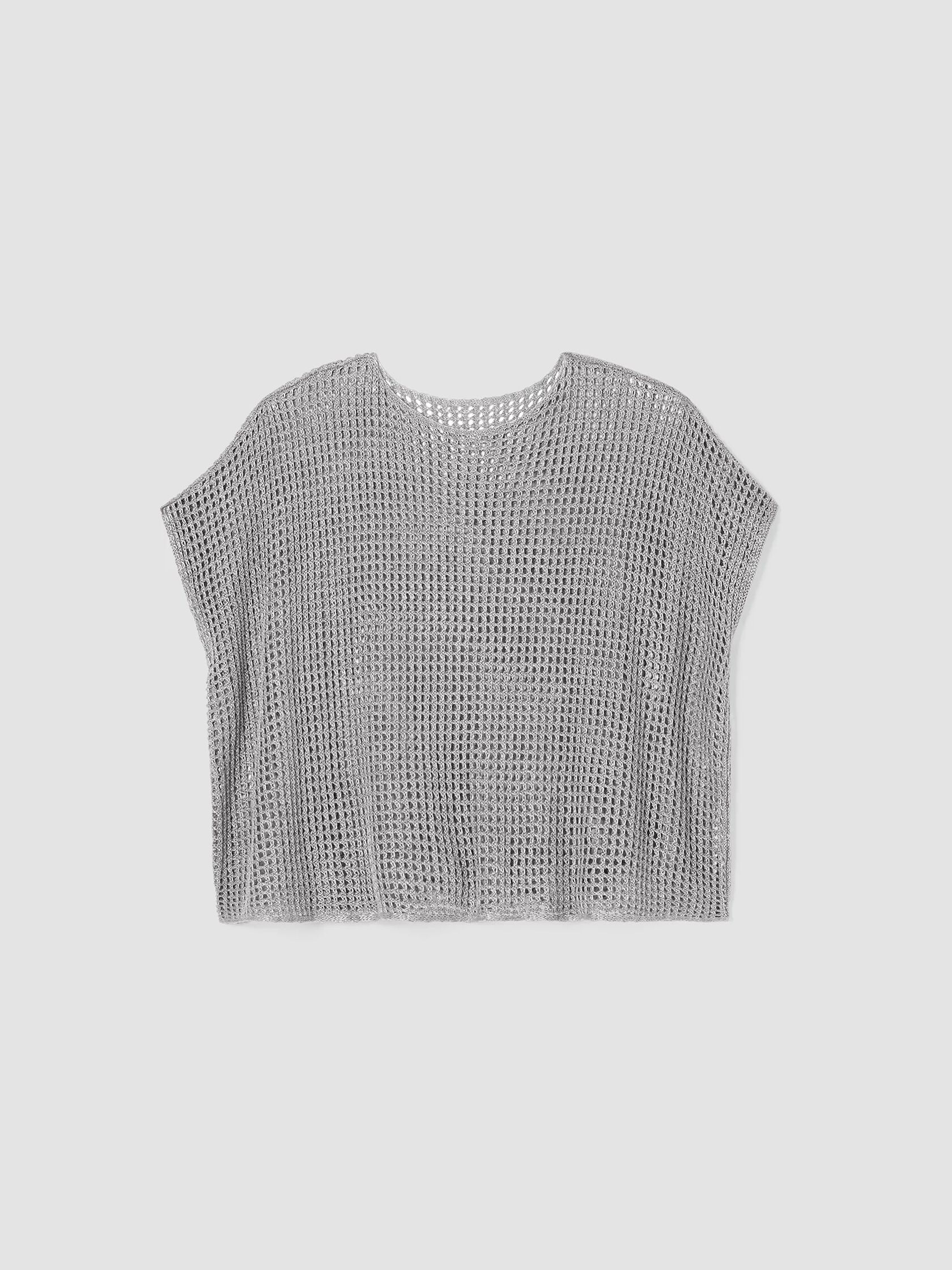 Organic Linen Délavé Bateau Neck Top