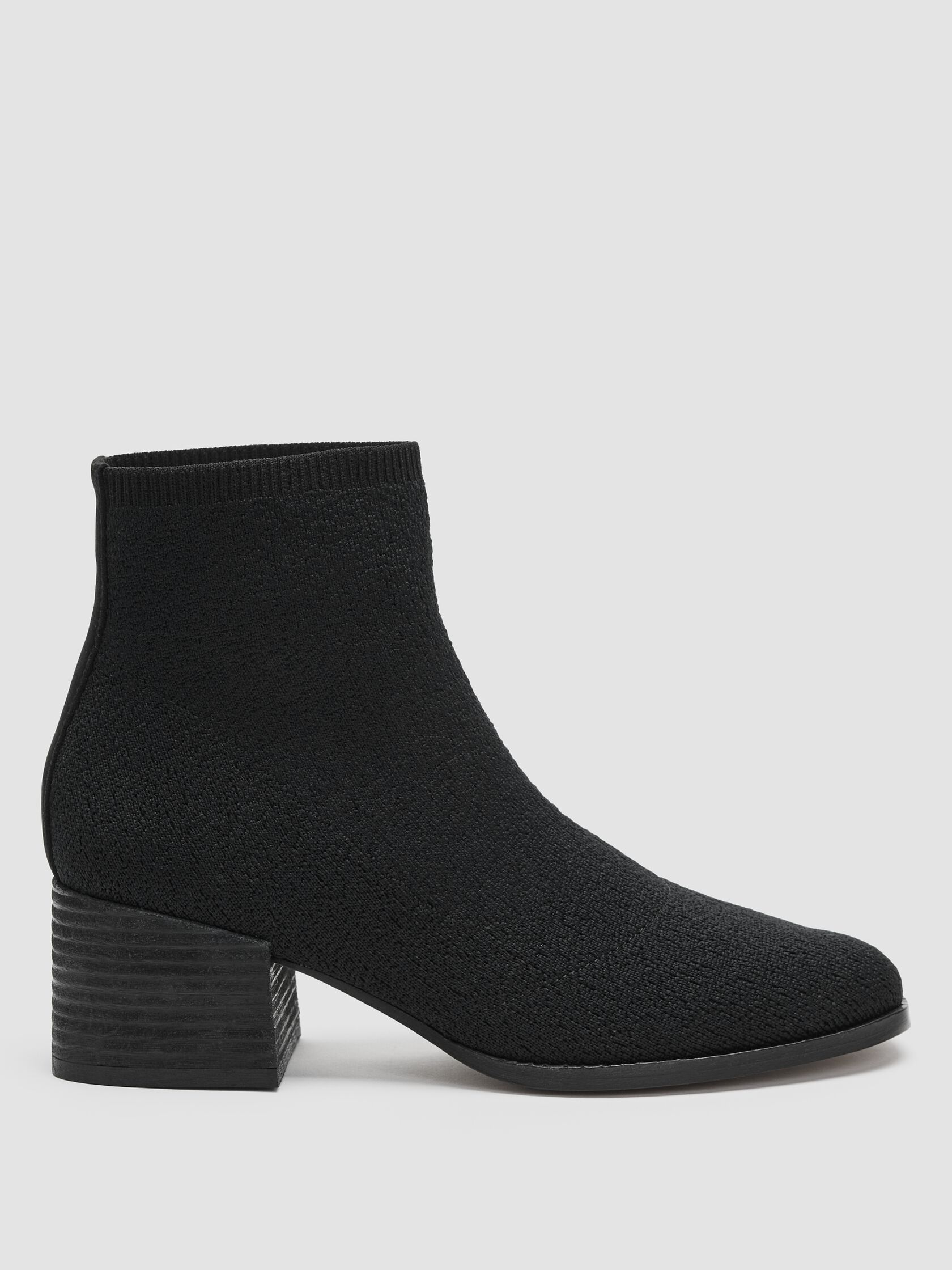 Paron Crepe Stretch Wedge Bootie