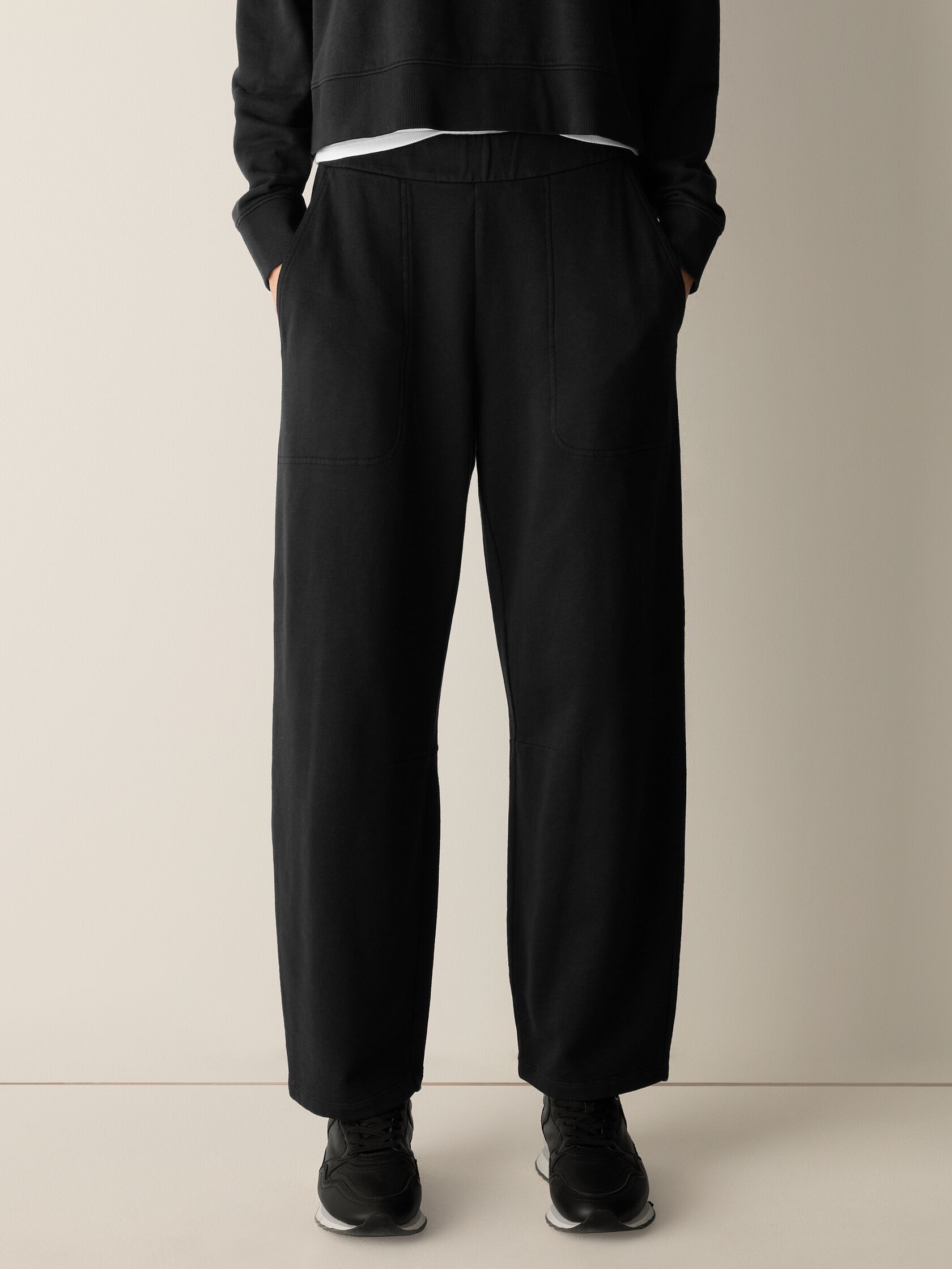 Garment-Dyed Organic Cotton Terry Arch Pant