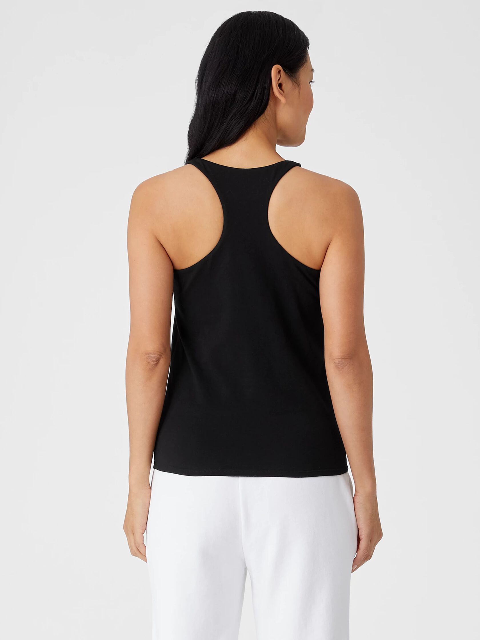 Traceable Organic Cotton Jersey Racer-Back Tank