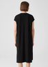 Viscose Jersey Crew Neck Dress