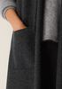 Lightweight Boiled Wool Shawl Collar Vest in Regenerative Wool
