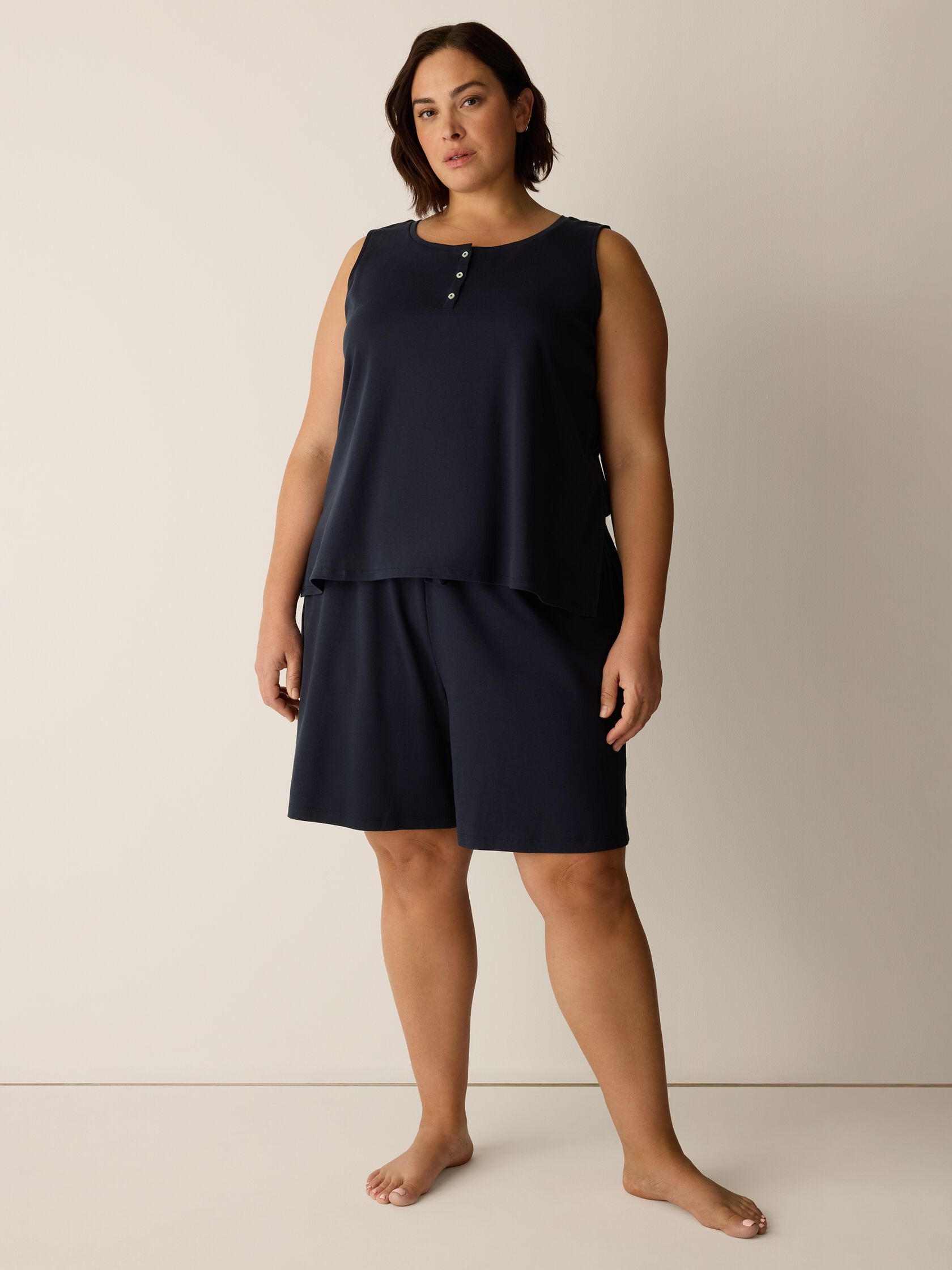 Organic Cotton Interlock Sleep Short