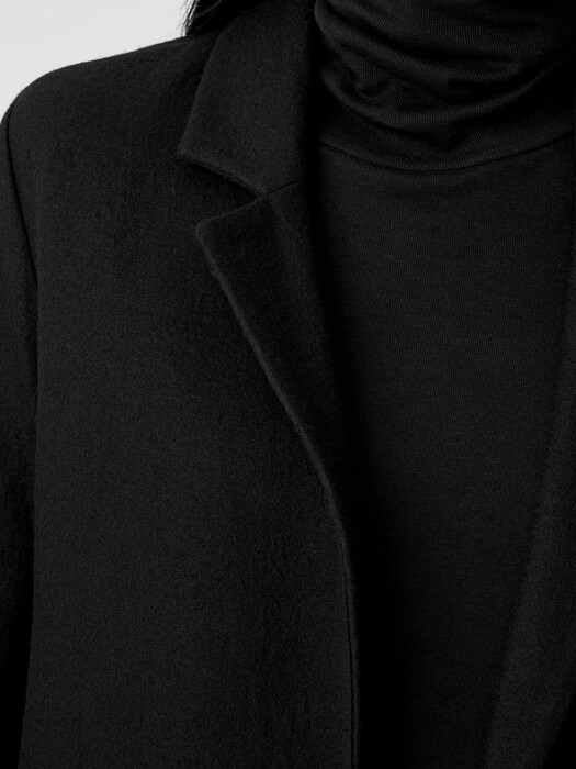 Boiled Wool Jersey Blazer