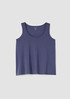 Organic Cotton Interlock U-Neck Sleep Tank
