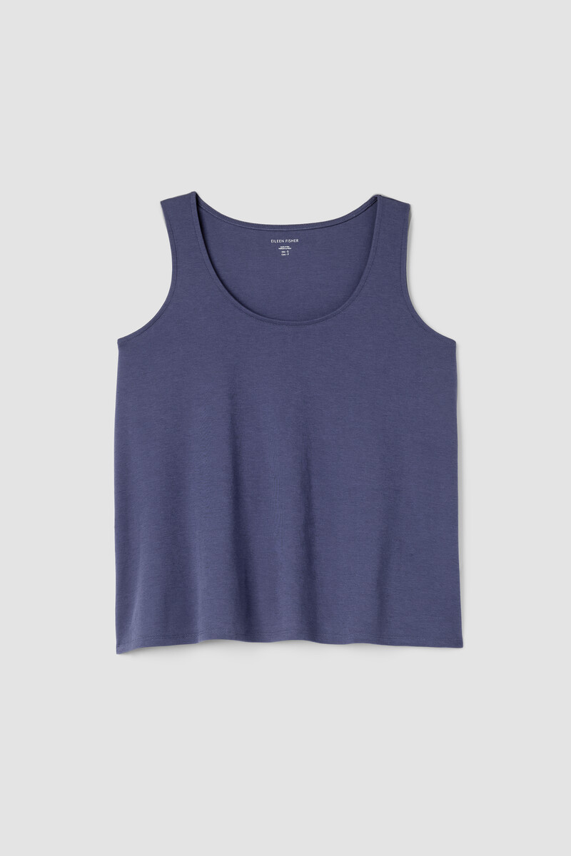 Organic Cotton Interlock U-Neck Sleep Tank Organic Cotton Interlock U-Neck Sleep Tank