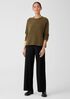 Cashmere Silk Bliss Crew Neck Top