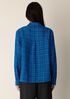 Puckered Organic Linen Plaid Classic Collar Shirt