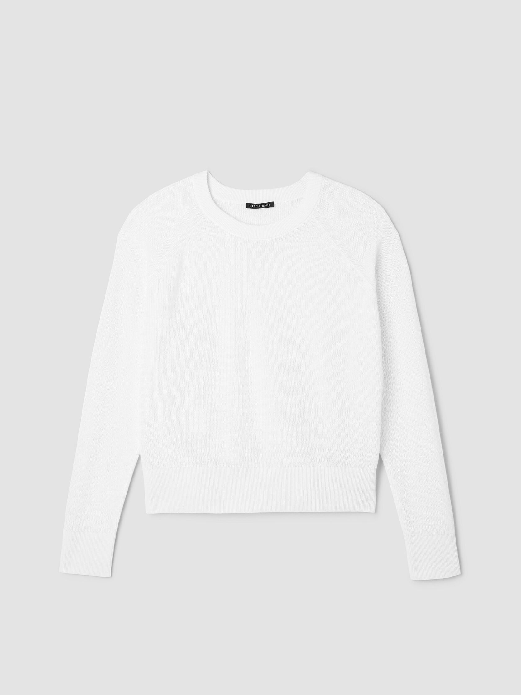 Organic Linen Cotton Wedge Sweater