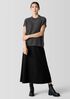 Merino Mock Neck Top in Regenerative Wool