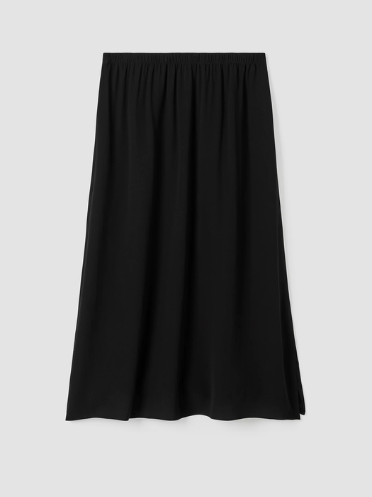 Silk Georgette Flared Skirt