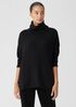 Cotton and Recycled Cashmere Turtleneck Top