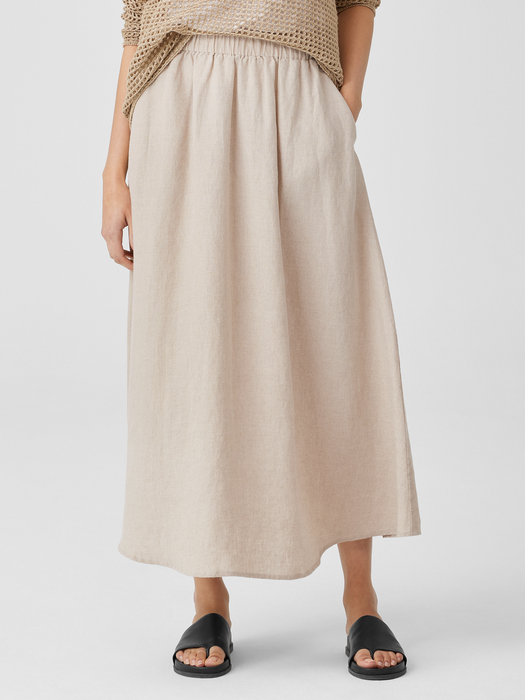 Organic Linen Pocket Skirt