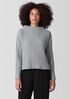 Recycled Wool Cashmere Funnel Neck Top