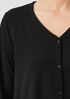 Stretch Jersey Knit V-Neck Shirt