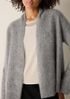 Cashmere Fluff High Collar Cardigan