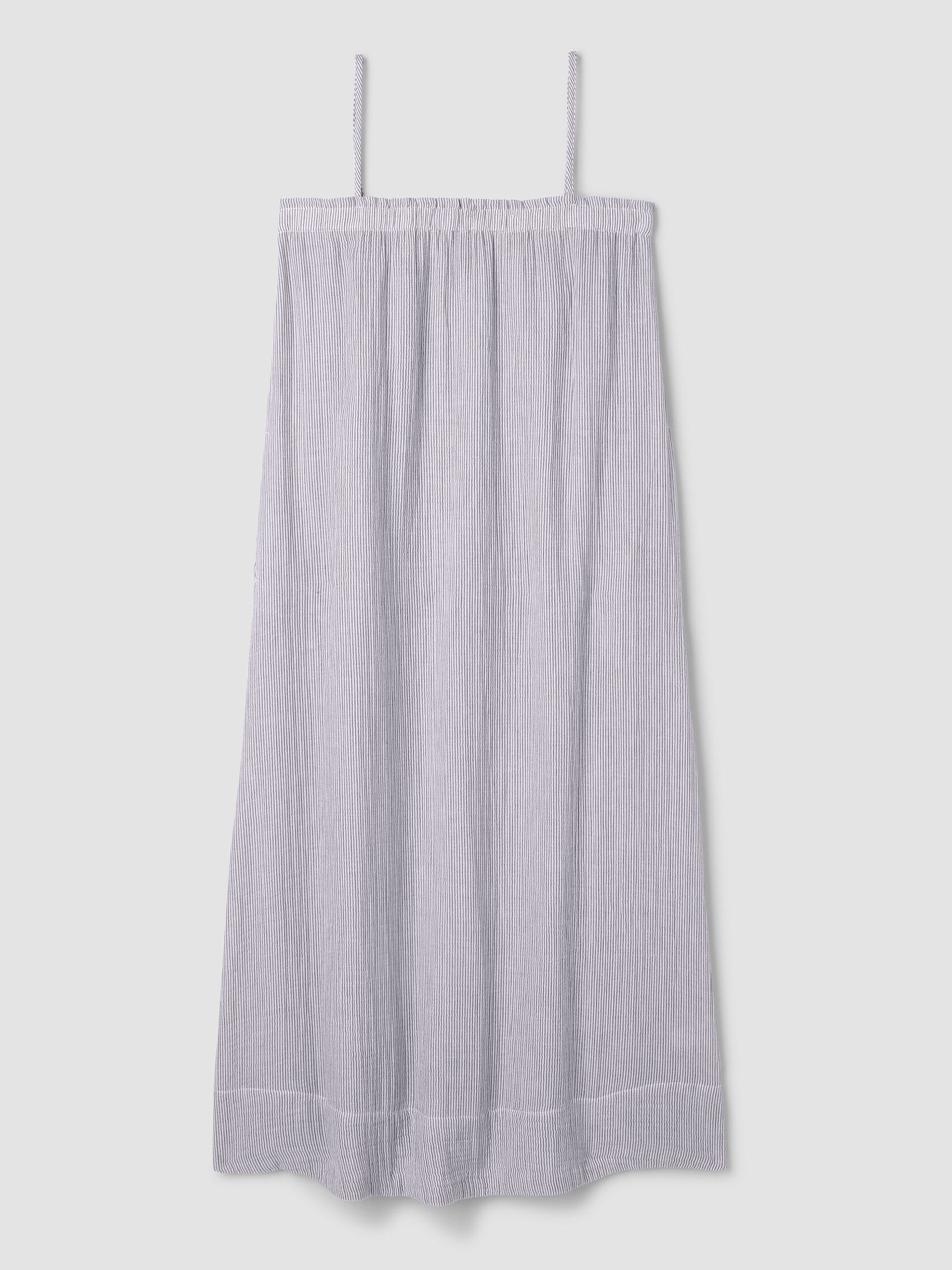 Striped Organic Cotton Gauze Cami Dress