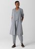 Linen Silk Twill Long Blazer