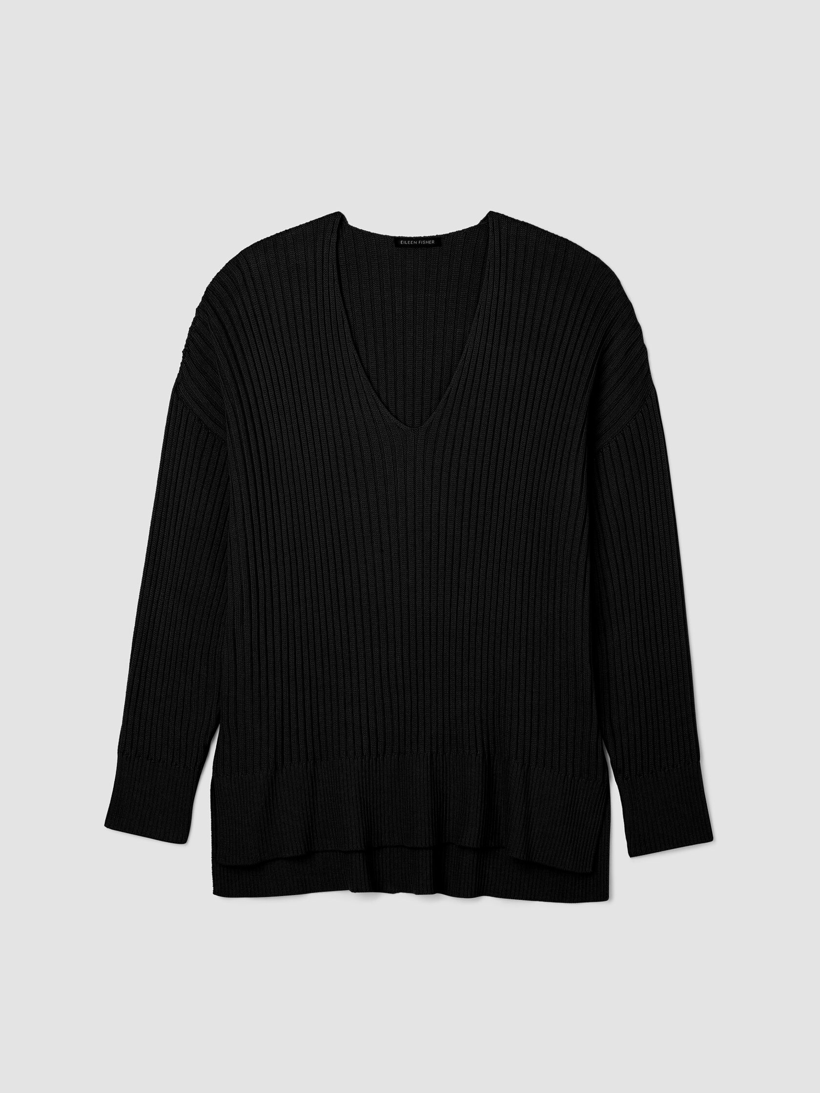 Peruvian Cotton Blend V-Neck Top