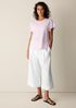 Organic Cotton Slubby Jersey Crew Neck Tee