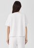 Lightweight Organic Cotton Terry Crew Neck Top