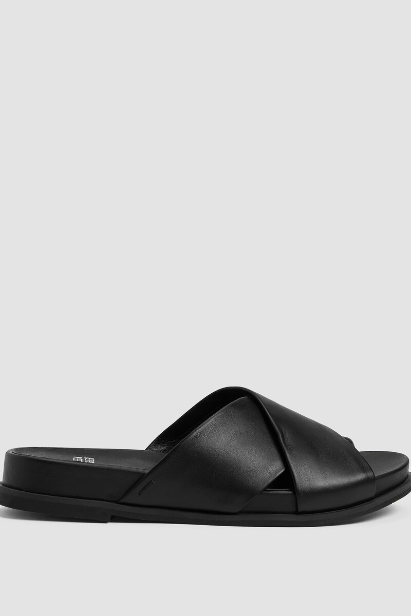 Dibs Nappa Leather Wedge Sandal Dibs Nappa Leather Wedge Sandal