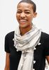 Textured Organic Cotton Plaid Scarf