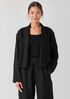 Organic Handkerchief Linen High Collar Jacket