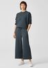 Organic Cotton French Terry Wide-Leg Pant
