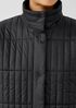 Eggshell Recycled Nylon Stand Collar Coat