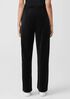 Cotton Velour Straight Pant