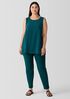 Washable Stretch Crepe Slim Pant