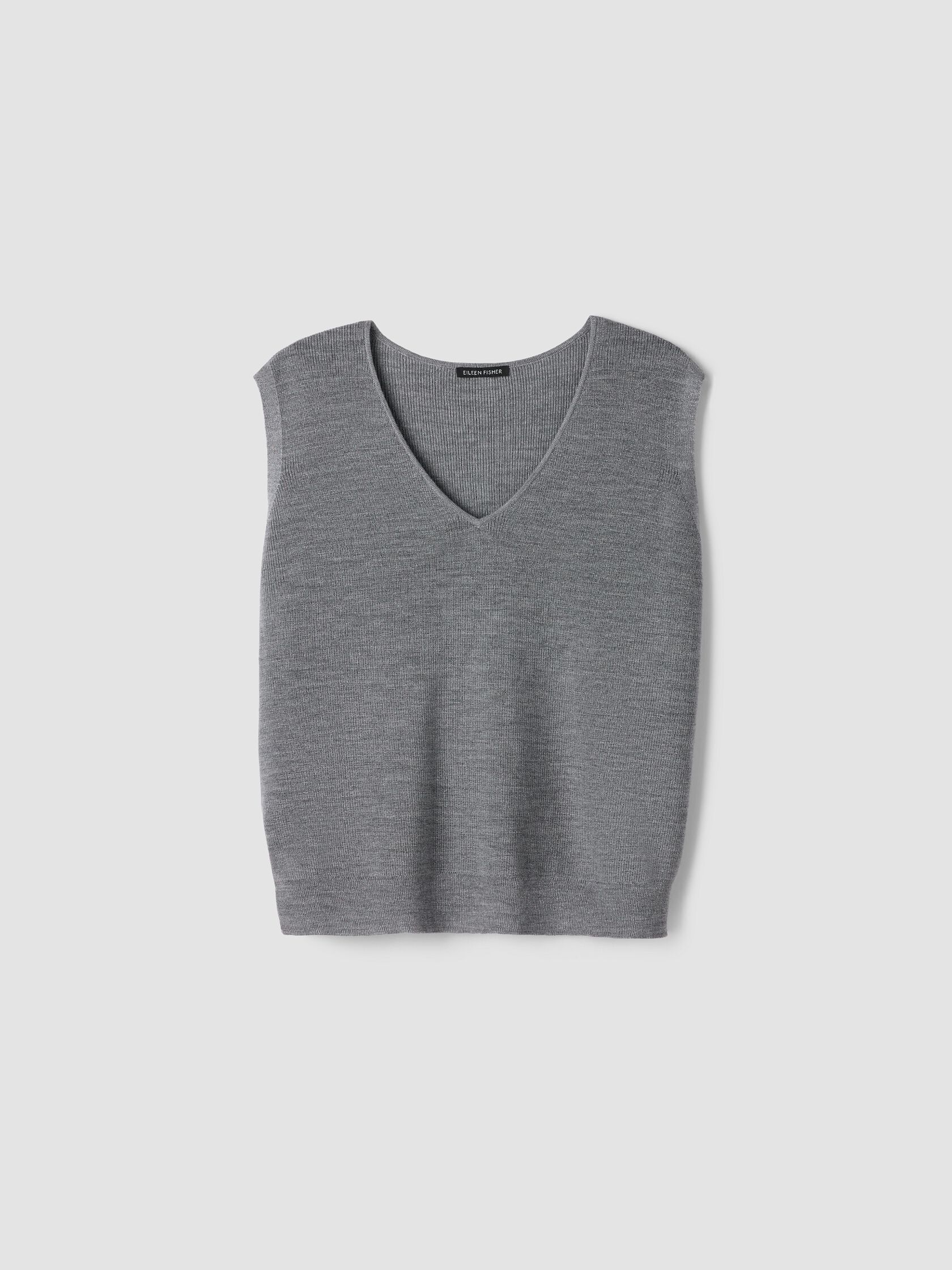 Wool Shimmer Vest in&nbsp;Regenerative Wool