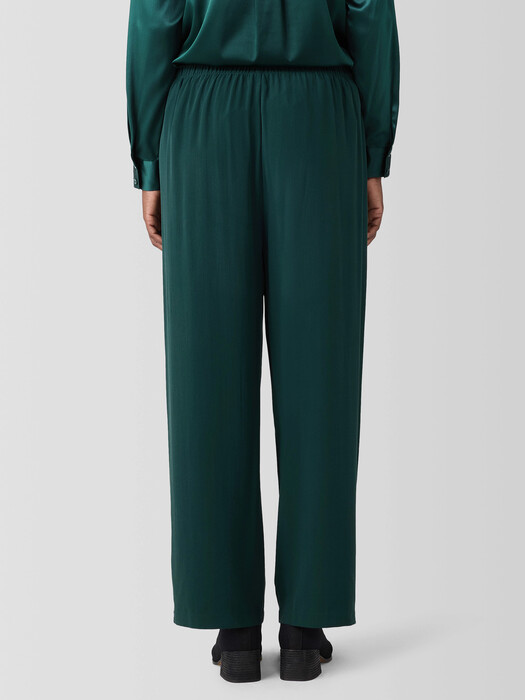 Silk Georgette Crepe Straight Pant