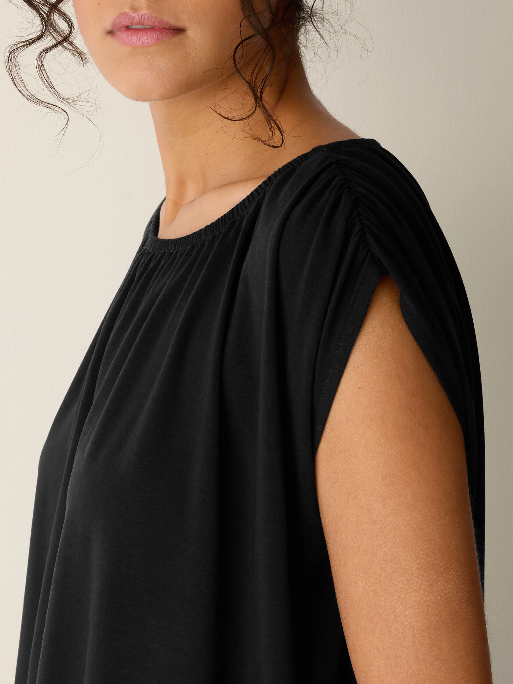 Fine Jersey Bubble Top