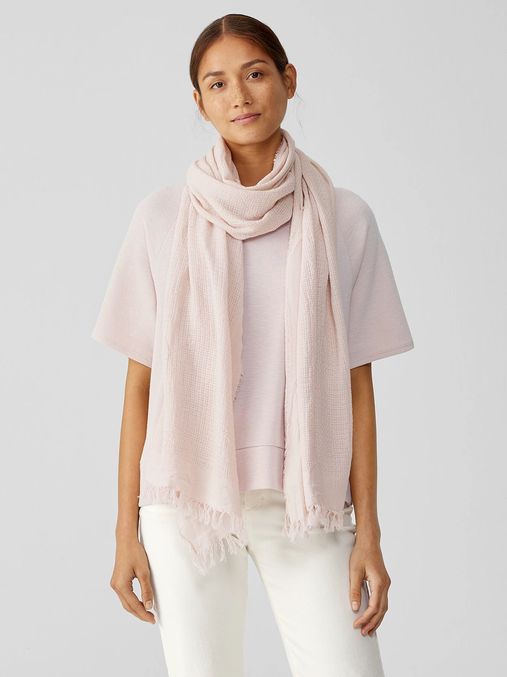 Organic Cotton Open Weave Scarf