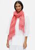 Handloomed Organic Cotton Silk Stripe Scarf