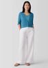 Organic Linen Cotton Cropped Cardigan