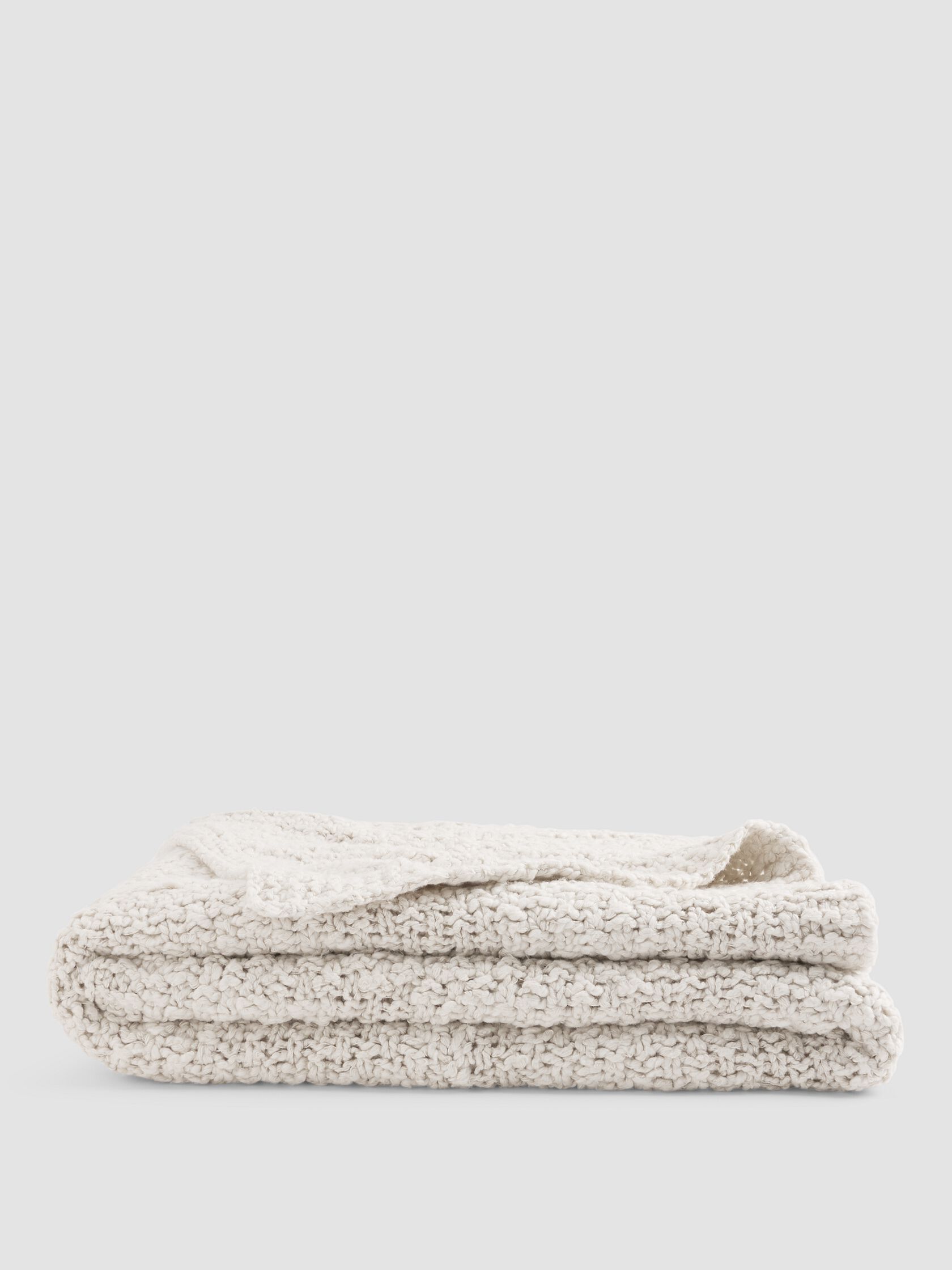 Peruvian Organic Cotton Lofty Slub Throw