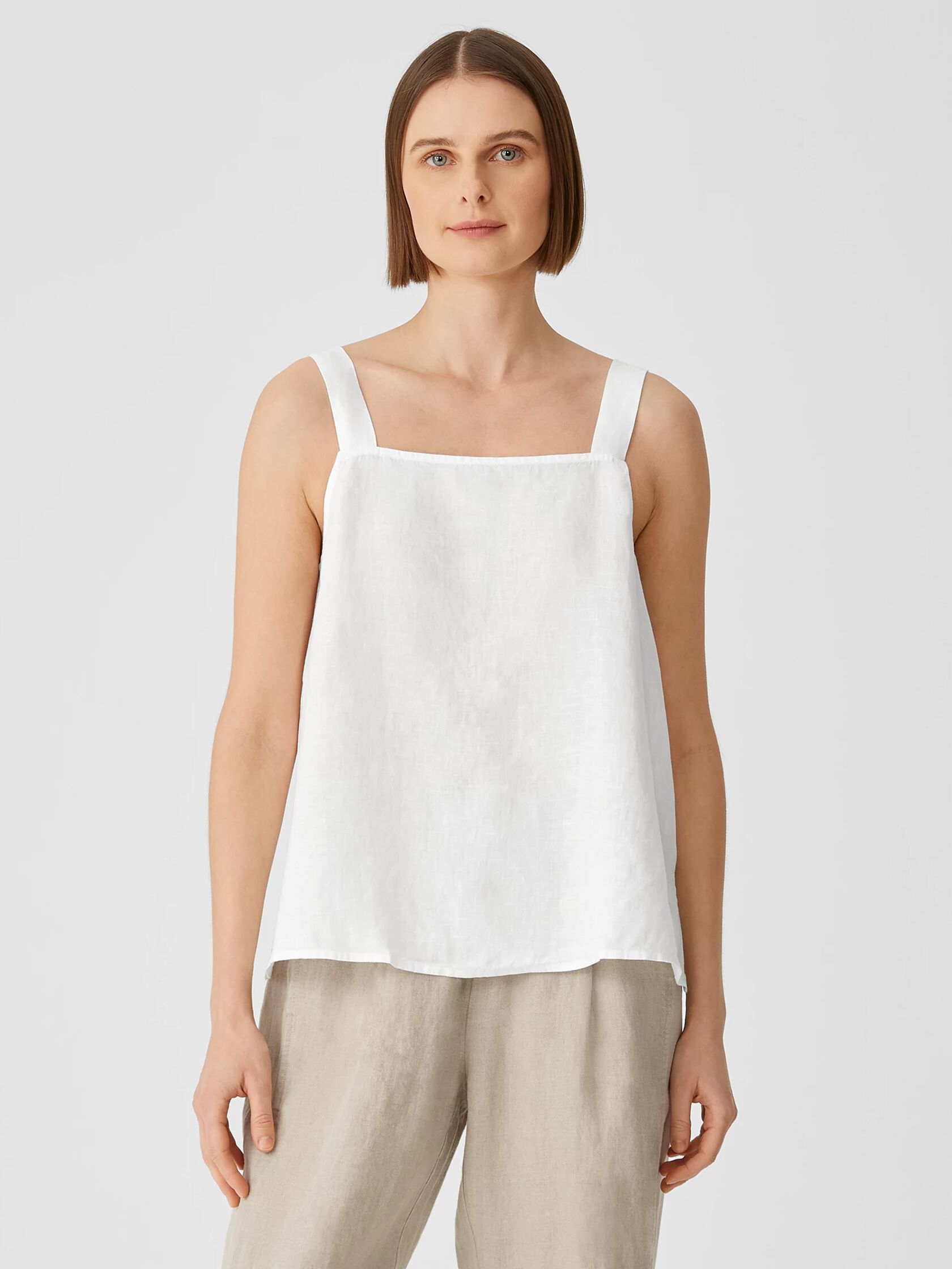 Organic Handkerchief Linen Tank