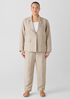 Linen Silk Twill Blazer