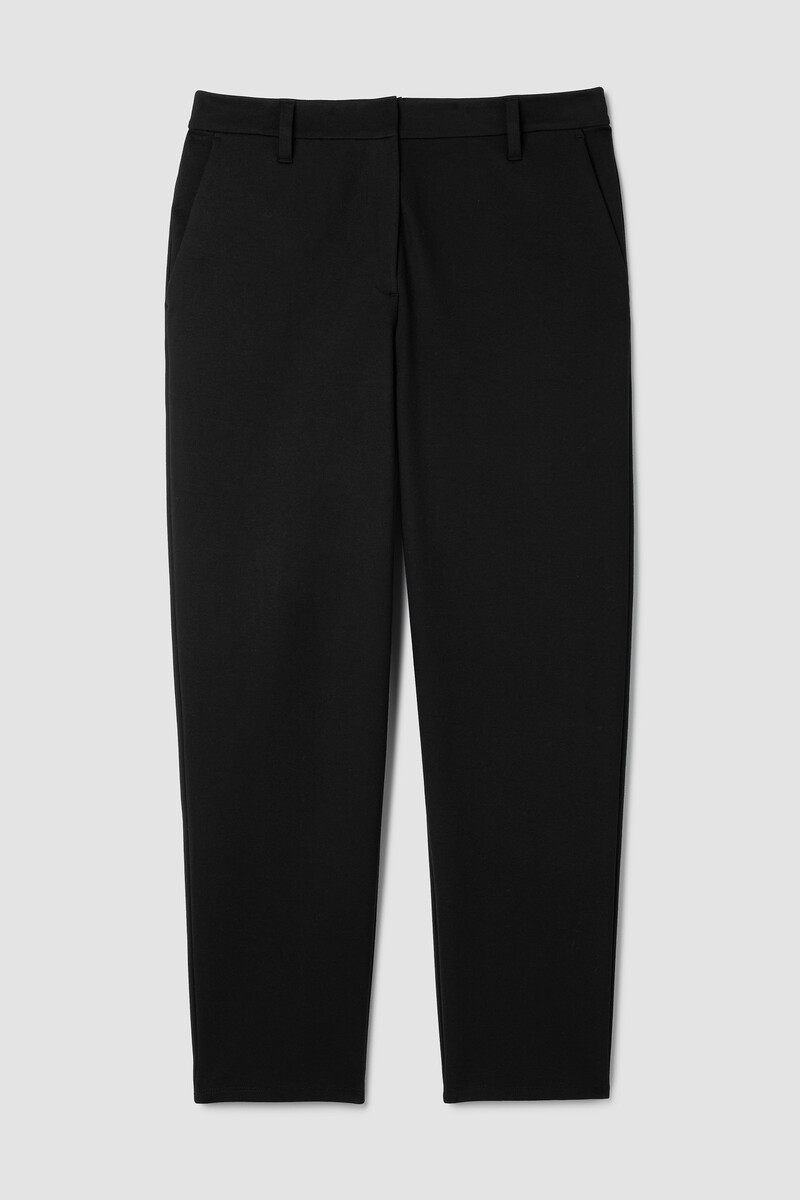 Washable Flex Ponte Tapered Trouser Pant Washable Flex Ponte Tapered Trouser Pant