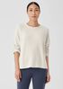 Organic Cotton Chenille Crew Neck Top