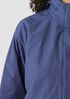 Light Cotton Nylon Stand Collar Long Coat