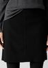 Felted Wool Jersey Mini Skirt in Regenerative Wool