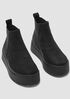 Meng Tumbled Nubuck Platform Sneaker