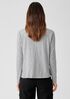 Slubby Organic Cotton Jersey Melange Top