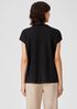 Organic Cotton Slub High Crew Neck Tee