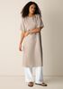 Lightweight Satin Shimmer Tee Dress