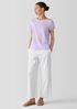 Organic Pima Cotton Jersey Round Neck Tee